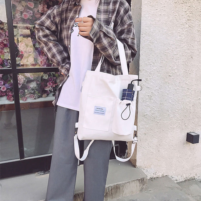 Millie | Canvas tote bag you can carry three ways