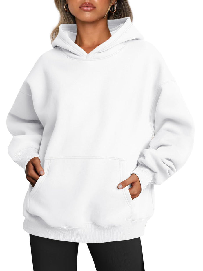 Phoebe | Oversized fleece-lined hoodie with pocket