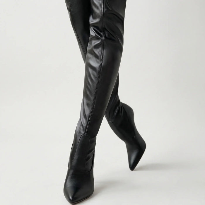 Women's Over-the-Knee Pointed-Toe Stiletto Boots