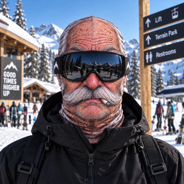 Freya | Funny 3D face print balaclava ski mask