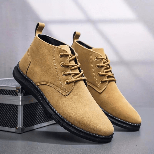 Men's Chukka Boots Lace-Up Ankle Boots